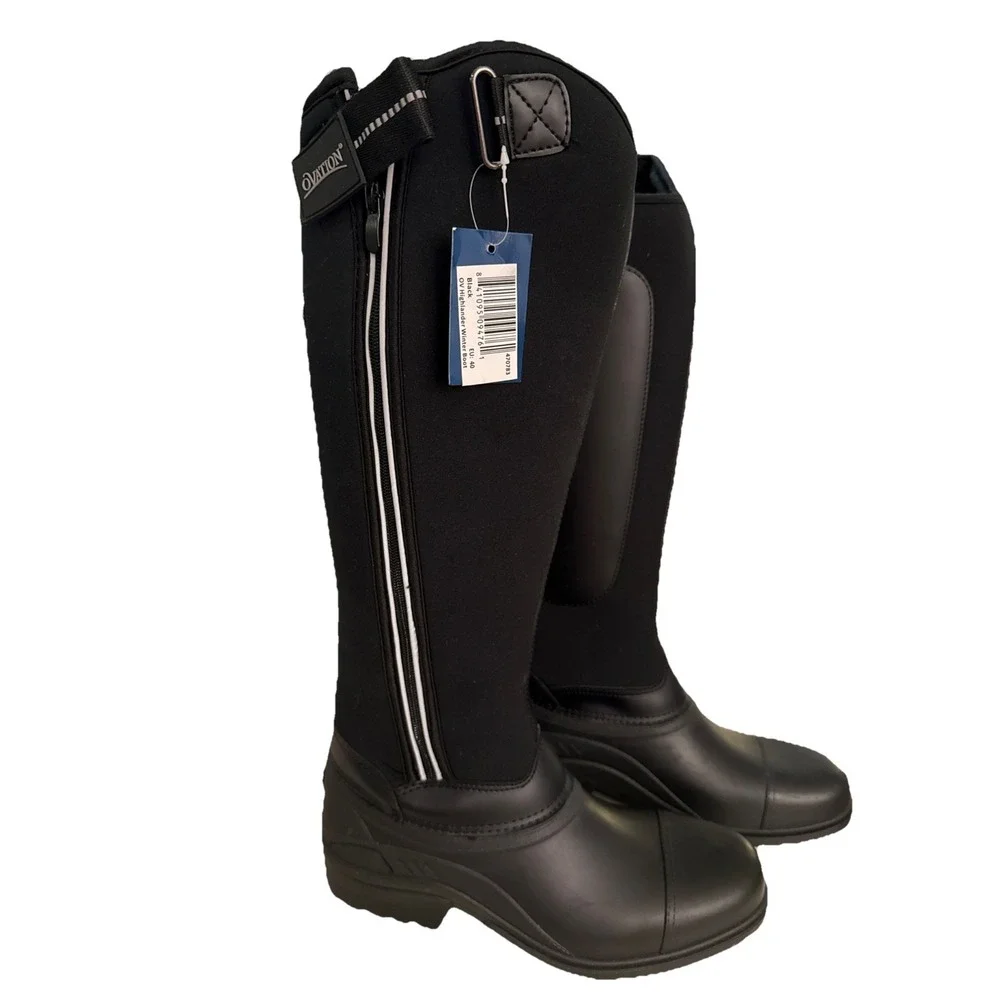 OVATION Women's Highlander Black Winter Boots (470783BLK) EU 40 US 7.5‎